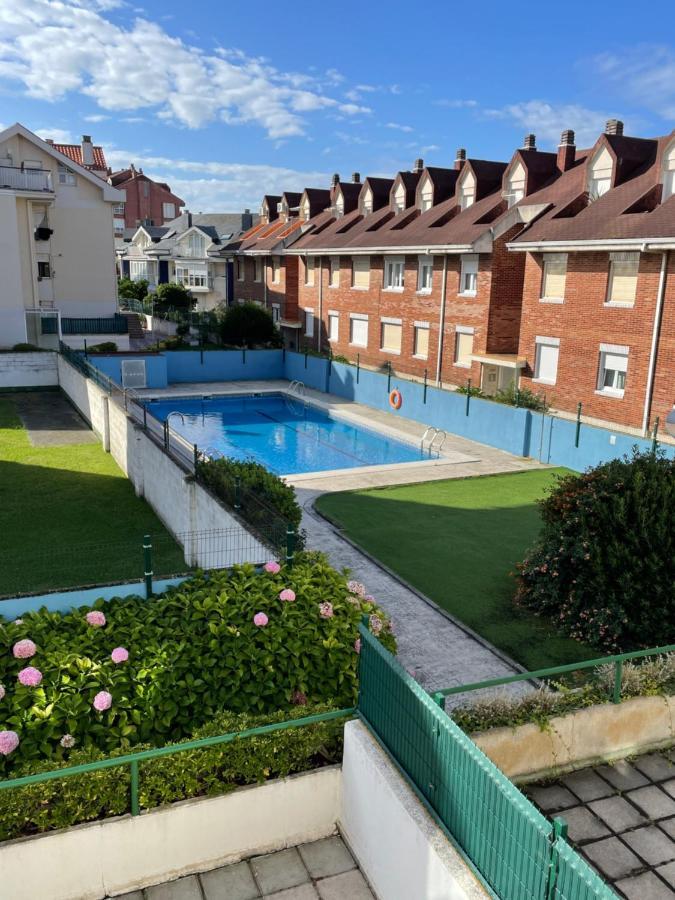 Apartamento Con Piscina Y Wifi A 100 Metros De La Playa En Somo Exterior photo